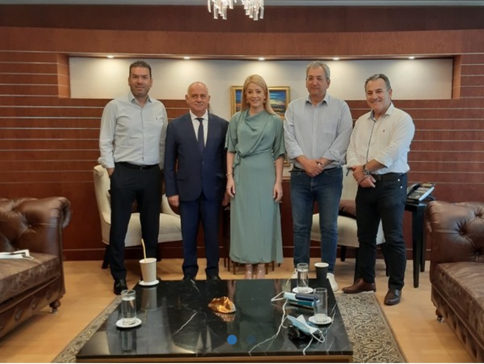 Cyprus 13 July 2022. The President of the House of Representatives had a meeting with the Cypriot delegation of the Interparliamentary Assembly on Orthodoxy