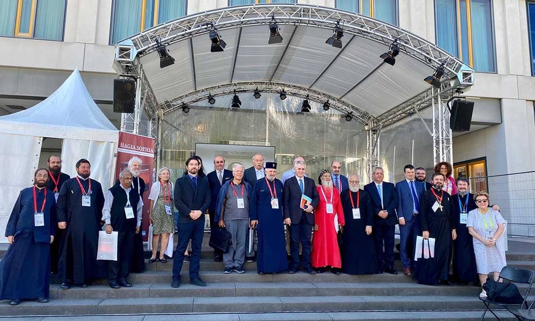 Karlsruhe, Germany, 2 September 2022. Presentation of the Volume “Hagia Sophia. The Churches of the Wisdom of God around the world”