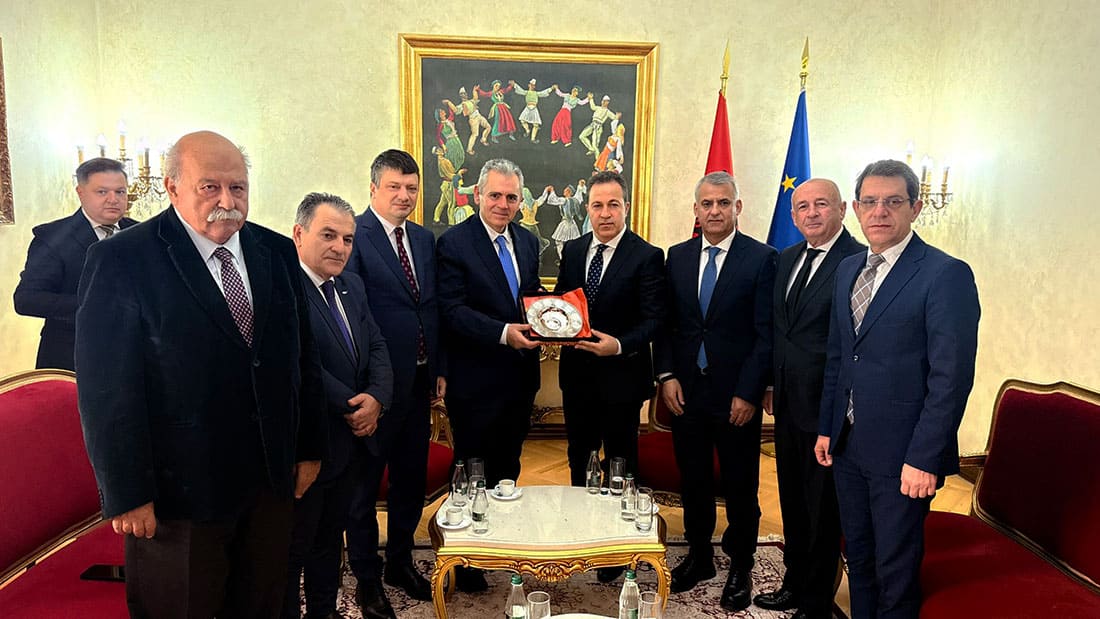 Albania, 12-15 February 2026. Official visit of the IAO leadership to Albania. Meeting with the Speaker of the Parliament. Presentation of the Hagia Sophia Churches Volume in Tirana and Gjirokastra.