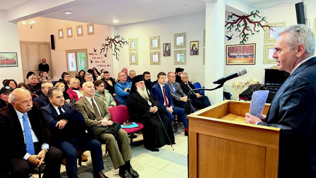 Albania, 12-15 February 2026. Official visit of the IAO leadership to Albania. Meeting with the Speaker of the Parliament. Presentation of the Hagia Sophia Churches Volume in Tirana and Gjirokastra.