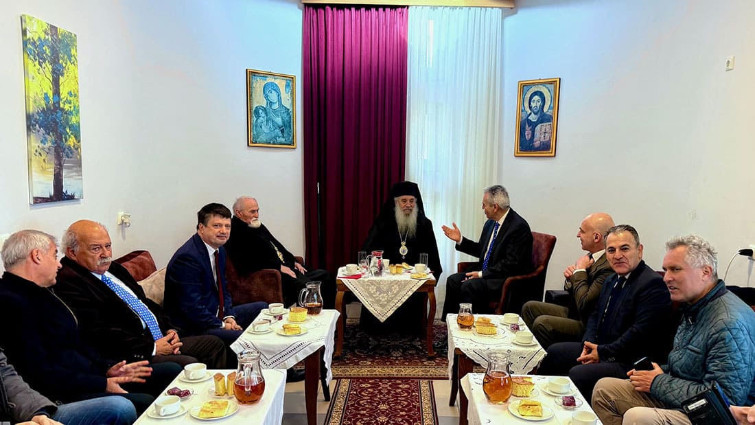 Albania, 12-15 February 2026. Official visit of the IAO leadership to Albania. Meeting with the Speaker of the Parliament. Presentation of the Hagia Sophia Churches Volume in Tirana and Gjirokastra.