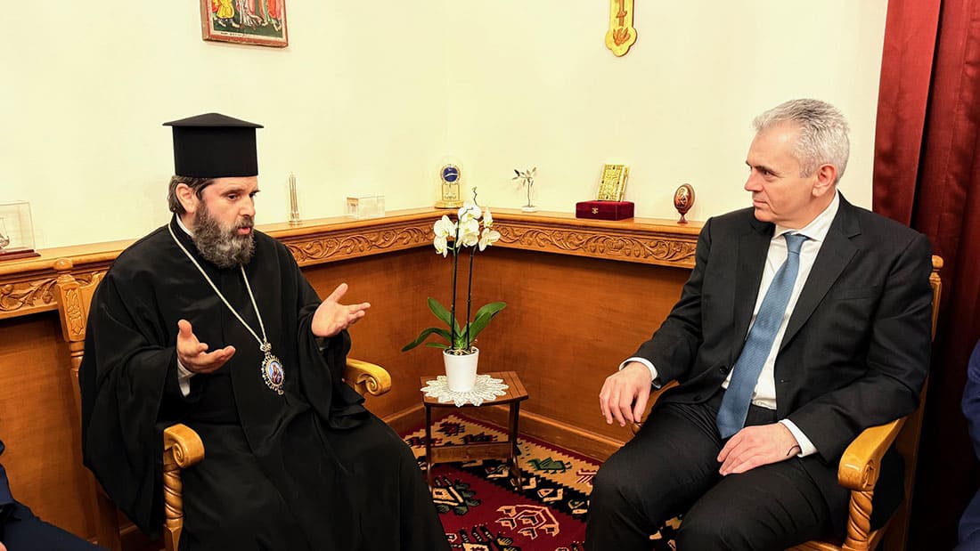 Albania, 12-15 February 2026. Official visit of the IAO leadership to Albania. Meeting with the Speaker of the Parliament. Presentation of the Hagia Sophia Churches Volume in Tirana and Gjirokastra.