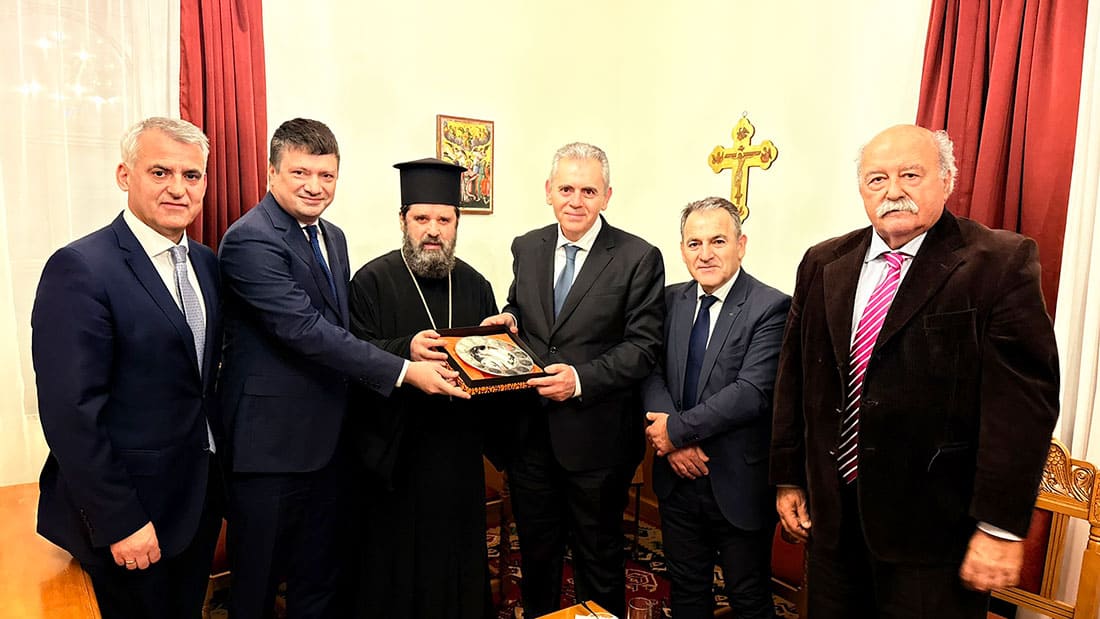 Albania, 12-15 February 2026. Official visit of the IAO leadership to Albania. Meeting with the Speaker of the Parliament. Presentation of the Hagia Sophia Churches Volume in Tirana and Gjirokastra.