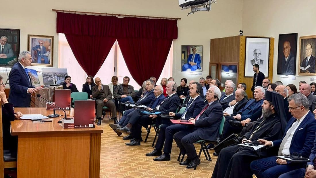 Albania, 12-15 February 2026. Official visit of the IAO leadership to Albania. Meeting with the Speaker of the Parliament. Presentation of the Hagia Sophia Churches Volume in Tirana and Gjirokastra.