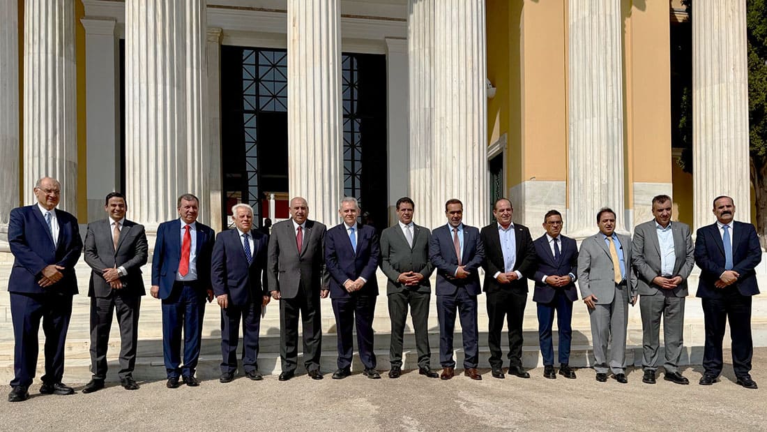 Athens, 27 August 2026. Meeting between the IAO Secretary General and the Speaker of the Parliament of Jordan