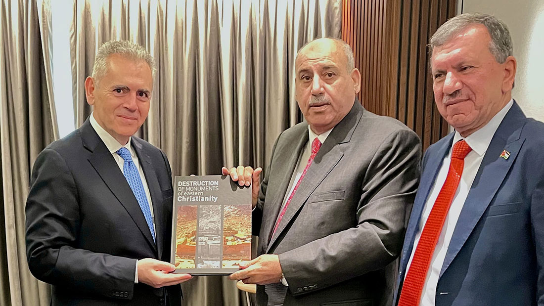 Athens, 27 August 2026. Meeting between the IAO Secretary General and the Speaker of the Parliament of Jordan