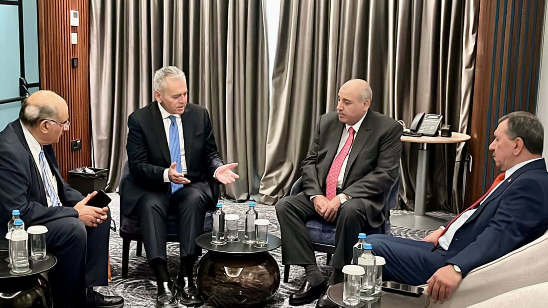 Athens, 27 August 2026. Meeting between the IAO Secretary General and the Speaker of the Parliament of Jordan